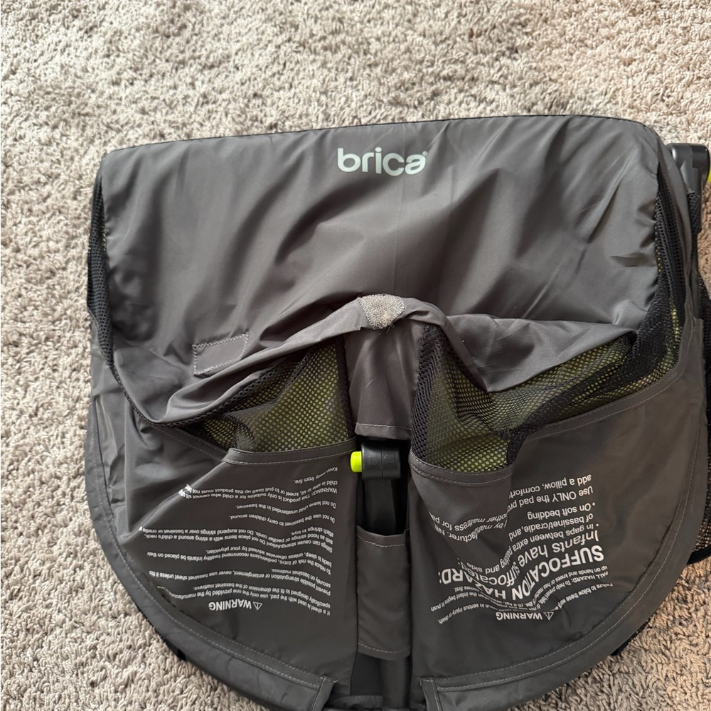 Brica Gray Diaper Cover